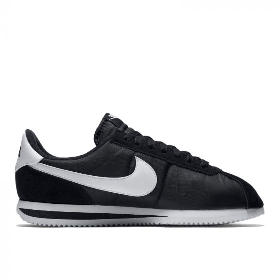 Кроссовки Nike Cortez Basic Nylon 819720-011 (black-white-metallic silver)