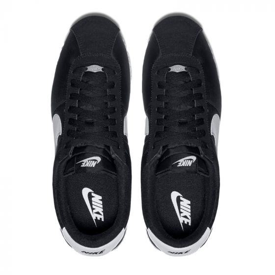 Кроссовки Nike Cortez Basic Nylon 819720-011 (black-white-metallic silver)