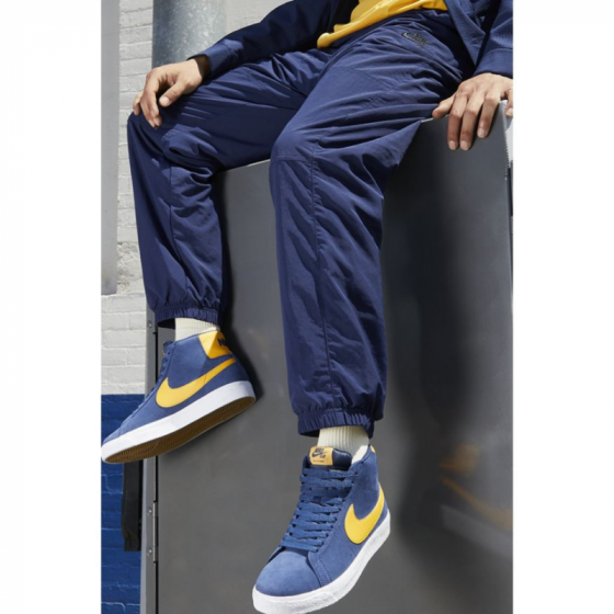 Кеды Nike SB Zoom Blazer Mid 864349-402 (navy-university gold)