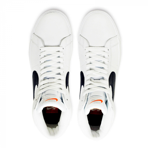 Кеды Nike SB Zoom Blazer Mid ISO DC4472-100 (white-navy-safety orange)
