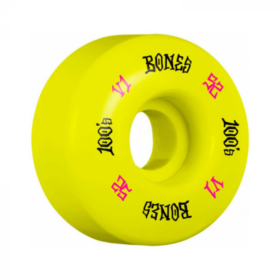 Колеса Bones 100'S V1 Standard WSBABCS52001Y4 (yellow)