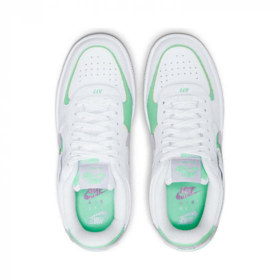 Кроссовки Женские Nike Air Force 1 Shadow CU8591-103 (white-lilac green-purple)