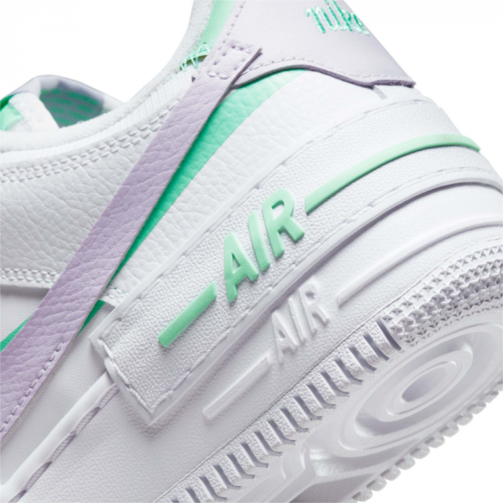 Кроссовки Женские Nike Air Force 1 Shadow CU8591-103 (white-lilac green-purple)