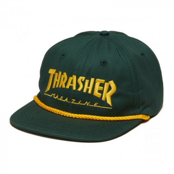 Кепка Thrasher Rope Snapback 3131334 (green-yellow)