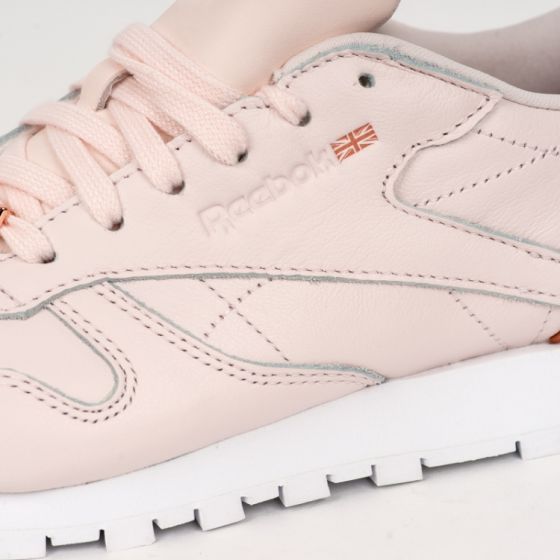Кроссовки женские Reebok Classic Leather Hw BS9880 (pale pink-rose gold-white)