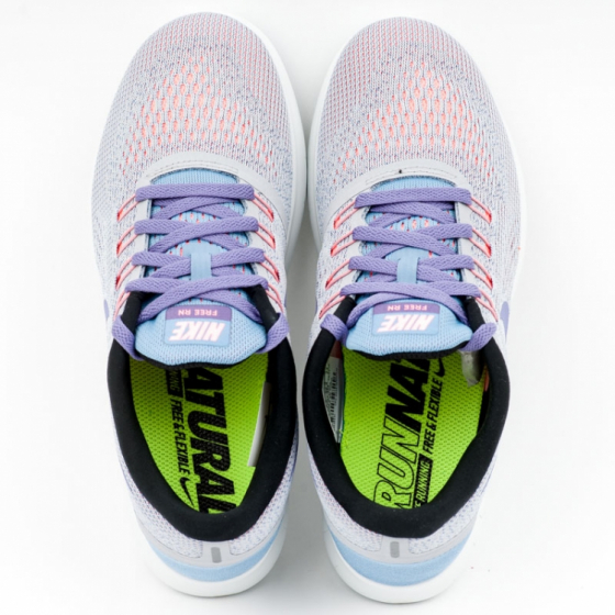 Nike Wmns Free Run 831509 009 wolf grey purple earth work blue