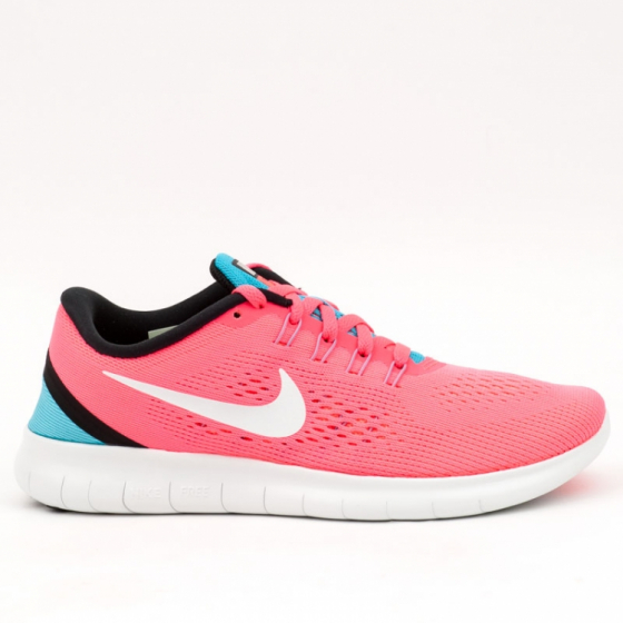 Nike free run sales blue and pink