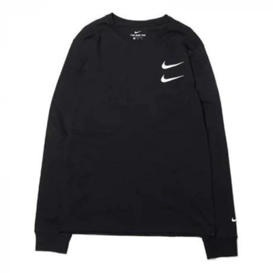 Лонгслив Nike Double Swoosh Ls Shirt DB6156-010 (black)