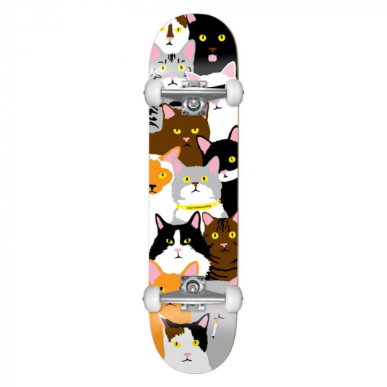 Скейтборд В Сборе Детский Enjoi Cat Collage Youth FP 10517700Y (multi)