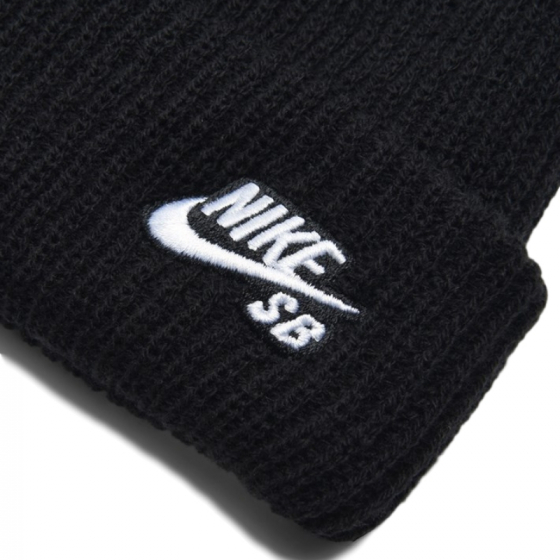 Шапка Nike SB Fisherman Beanie 628684-011 (black-white)