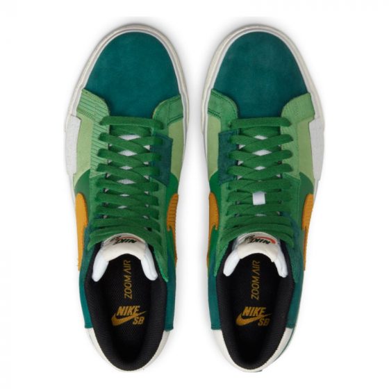Кеды Nike SB Zoom Blazer Mid Premium DA8854-300 (aloe verde-university gold)