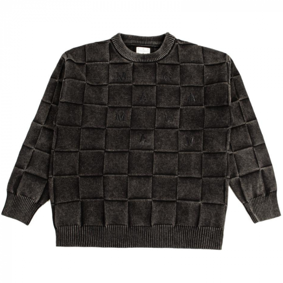 Свитер Magamaev Squared Sweater maga24-sqrdswtrblk (black dyed)