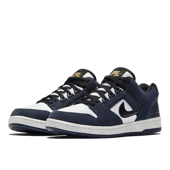 Кеды Nike SB Air Force II Low AO0300-400 (obsidian-black-white)