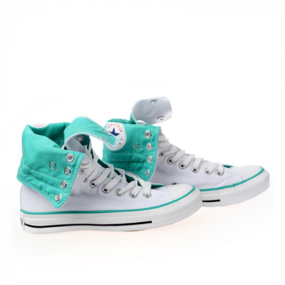 Blue green converse top