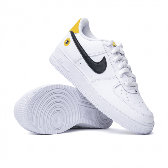 Кроссовки Nike Air Force 1 `07 Lv8 2 DM0118-100 (white-gold-black)