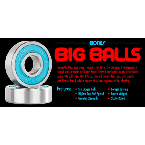 Подшипники Bones Big Balls Reds BSACB688 (multi)