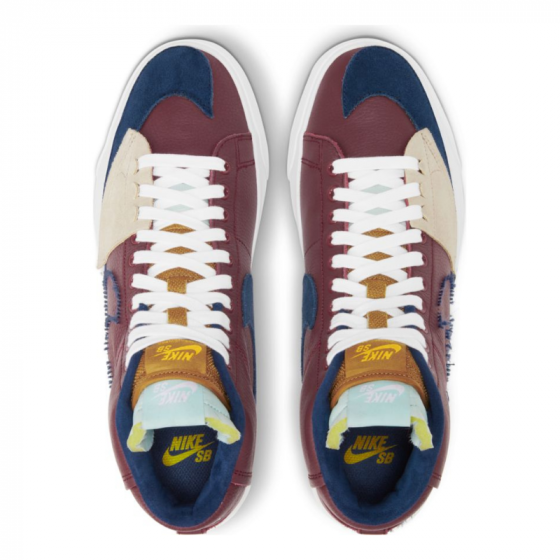 Кеды Nike SB Zoom Blazer Mid Edge L DA2189-600 (team red-navy)