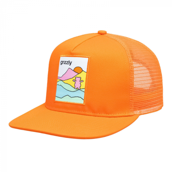Кепка Grizzly Acid Hike Trucker Snapback GMA2436A01org (orange)