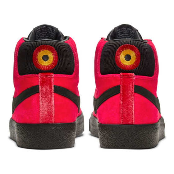 Кеды Nike SB Zoom Blazer Mid ISO CD2569-600 (university red-black)