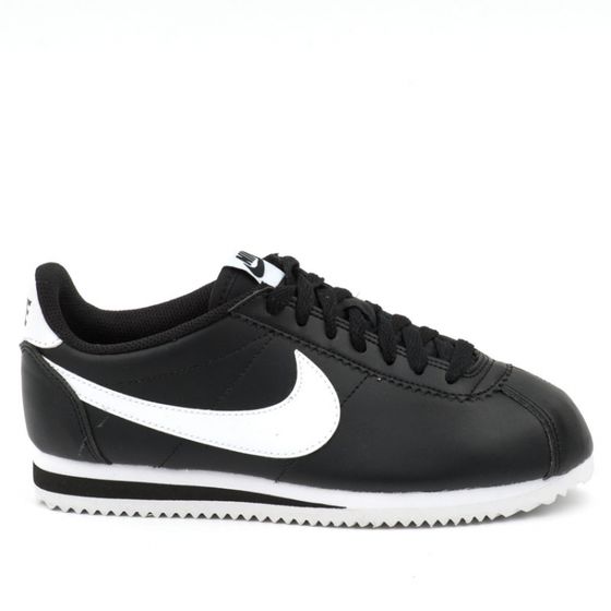 Кроссовки женские Nike Wmns Classic Cortez Leather 807471-010 (black-white-white)