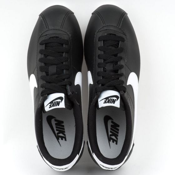 Кроссовки женские Nike Wmns Classic Cortez Leather 807471-010 (black-white-white)