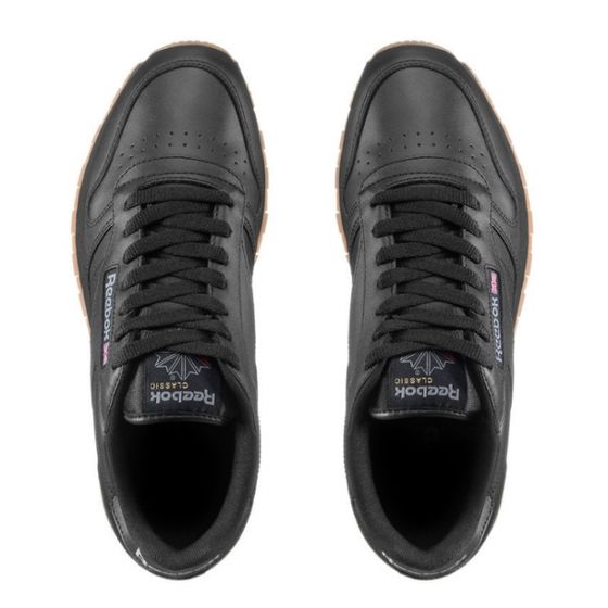 Кроссовки Reebok Classic Leather 49800 (intense black-gum)