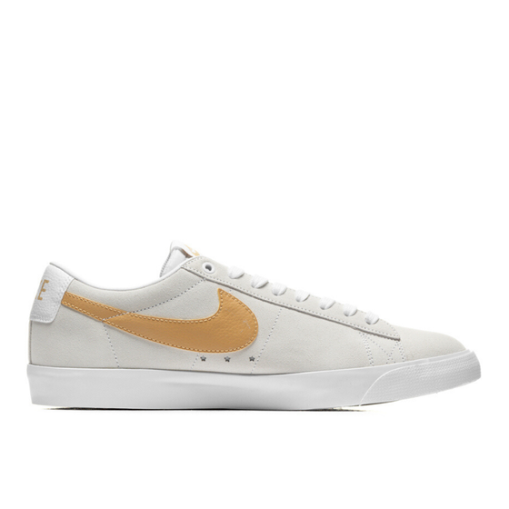 Кеды Nike SB Zoom Blazer Low GT 704939-104 (white-club gold)