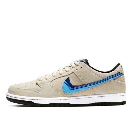 Кеды Nike SB Dunk Low Pro CT6688-200 (light cream-deep royal blue)