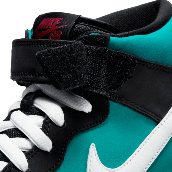 Кеды Nike SB Dunk Mid Pro ISO CV5474-001 (black-white-black-fresh water)