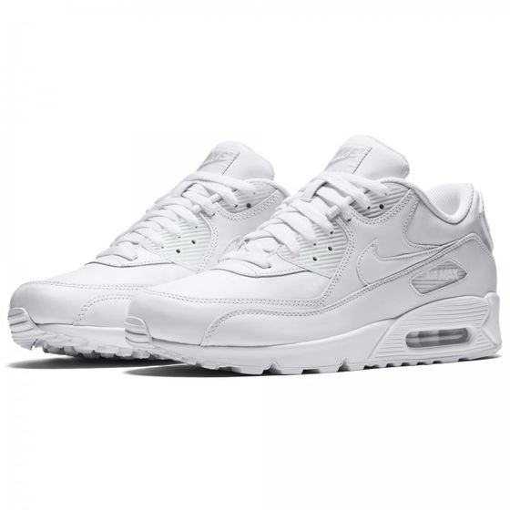 Кроссовки детские Nike Air Max 90 Leather GS 833412-100 (white-white)