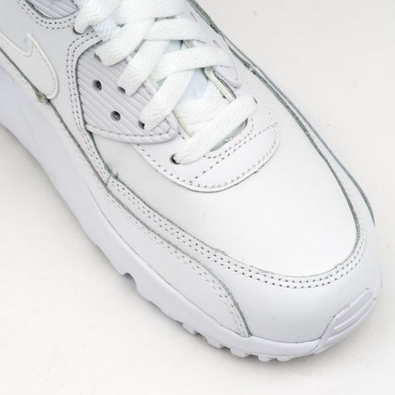 Кроссовки детские Nike Air Max 90 Leather GS 833412-100 (white-white)