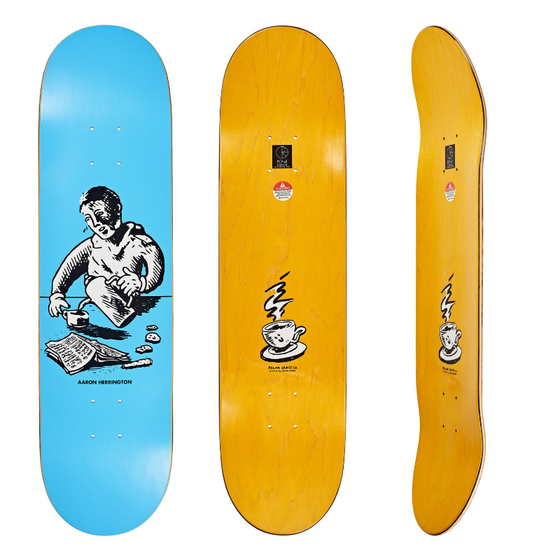 Дека Для Скейтборда Polar Aaron Herrington - Breakfast POL-SP20-AHBREAKFASTBLUE-81 (blue)
