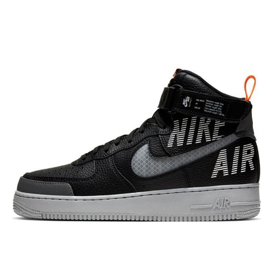 black and gray air force 1