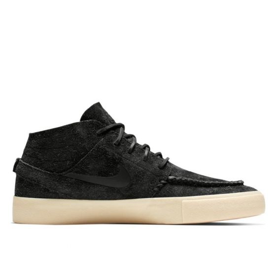 Кеды Nike SB Zoom Janoski Mid RM Crafted AQ7460-001 (black-golden beige)