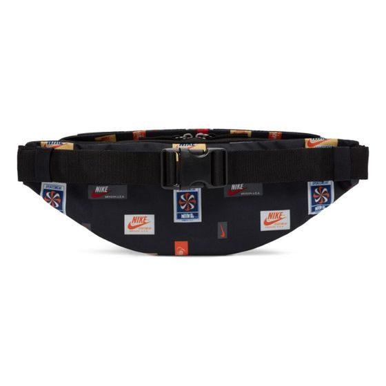 Сумка На Пояс Nike Heritage AOP Hip Pack CQ6300-010 (black-multi)