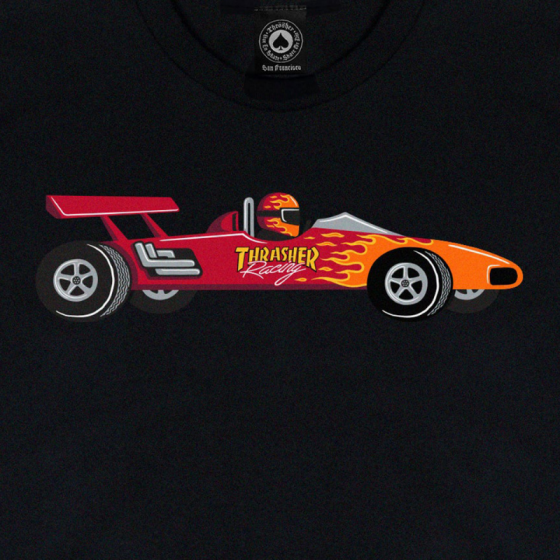 Футболка Thrasher Racecar 311608 (black)