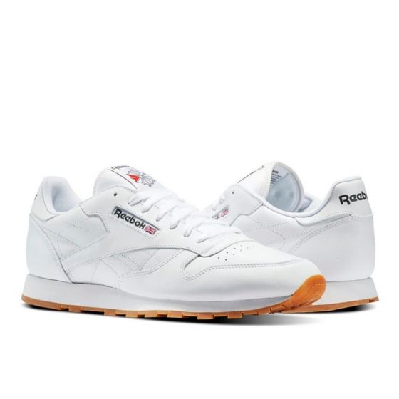 Кроссовки Reebok Classic Leather 49799 (white-gum)
