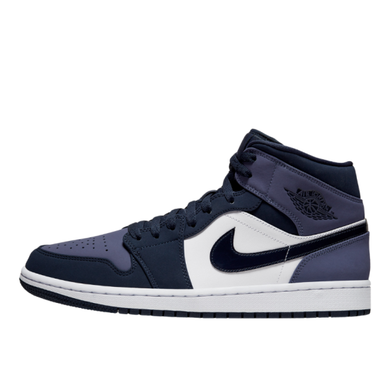 Кроссовки Jordan Air Jordan 1 Mid 554724-445 (obsidian-obsidian)