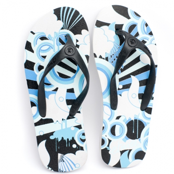 Шлепанцы женские Etnies Chula II 4204000043448 (blue-black-white)