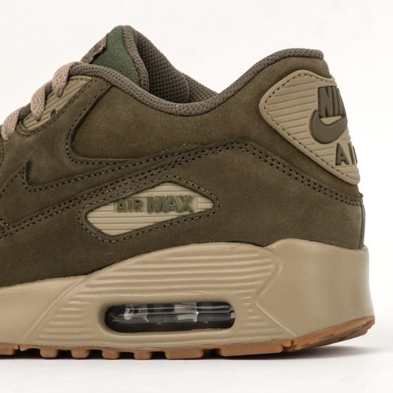 Кеды детские зимние Nike Air Max 90 Winter Premium GS 943747-200 (medium olive-bamboo)