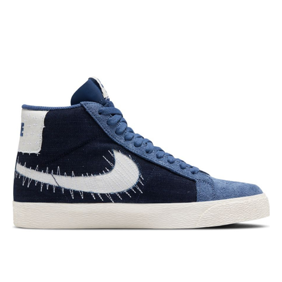 Кеды Nike SB Zoom Blazer Mid Premium CT0715-400 (mystic navy-sail)