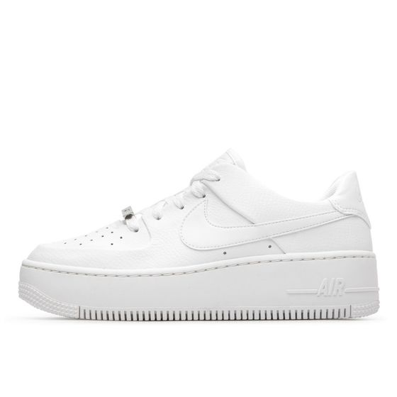 Кроссовки Женские Nike W Air Force 1 Sage Low AR5339-100 (white-white-white)