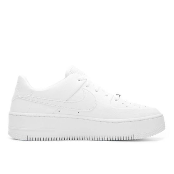Кроссовки Женские Nike W Air Force 1 Sage Low AR5339-100 (white-white-white)