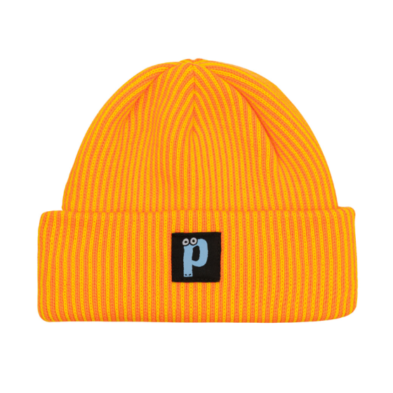 Шапка Postaments Stripes pst-bean-strps-oryel-24 (orange-yellow)