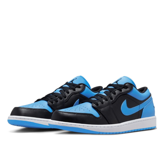 Кроссовки Jordan Air Jordan 1 Low 553558-041 (black-university blue)