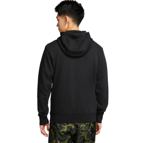 Худи Nike Club Mens Full-Zip Hoodie BV2649-010 (black-white)