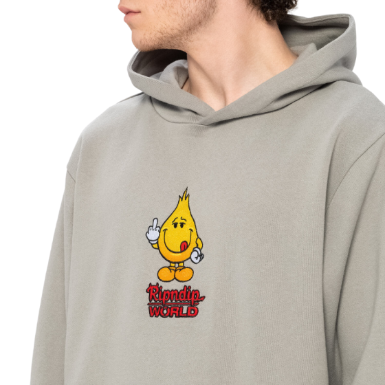 Худи Ripndip F-U Flameboy Embroidered Hoodie RNDWORLD11 (grey)