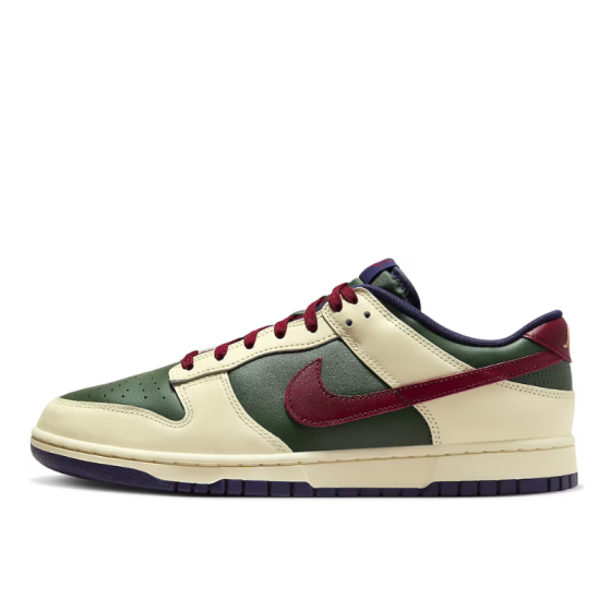 Кроссовки Nike Dunk Low Retro FV8106-361 (fir-team red-coconut milk)