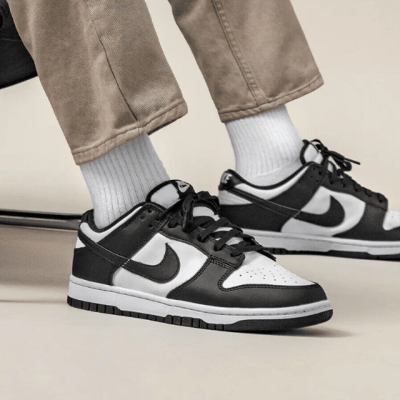 Кроссовки Nike Dunk Low Retro DD1391-100 (white-black-white)