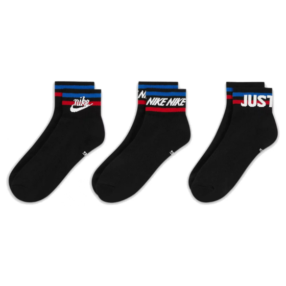 Носки Nike Everyday Essential Ankle Socks 3 Pairs DX5080-010 (black)